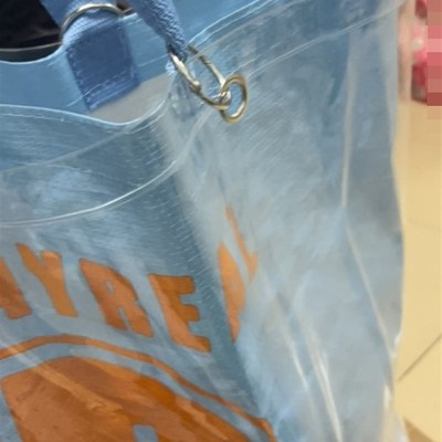 定制透明PVC袋子包包保护套防脏防尘罩适用于STAYREAL编织袋R.S