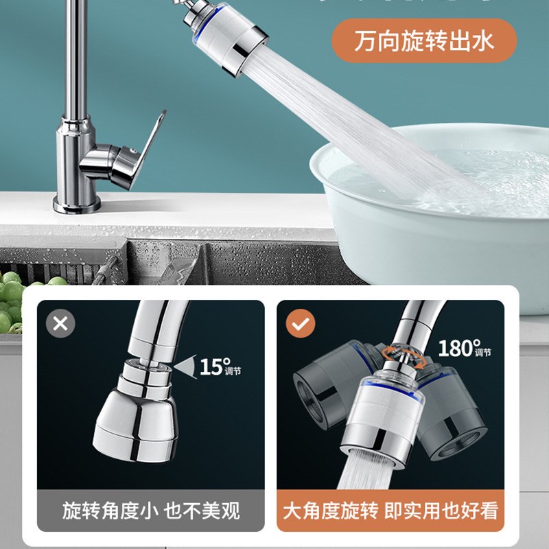 水龙头套嘴延伸器过滤器防溅水神器防喷溅水池厨房花洒喷头通用款