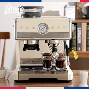 Bincoo2023新款咖啡机商用意式全半自动小型家用家庭带研磨一体机