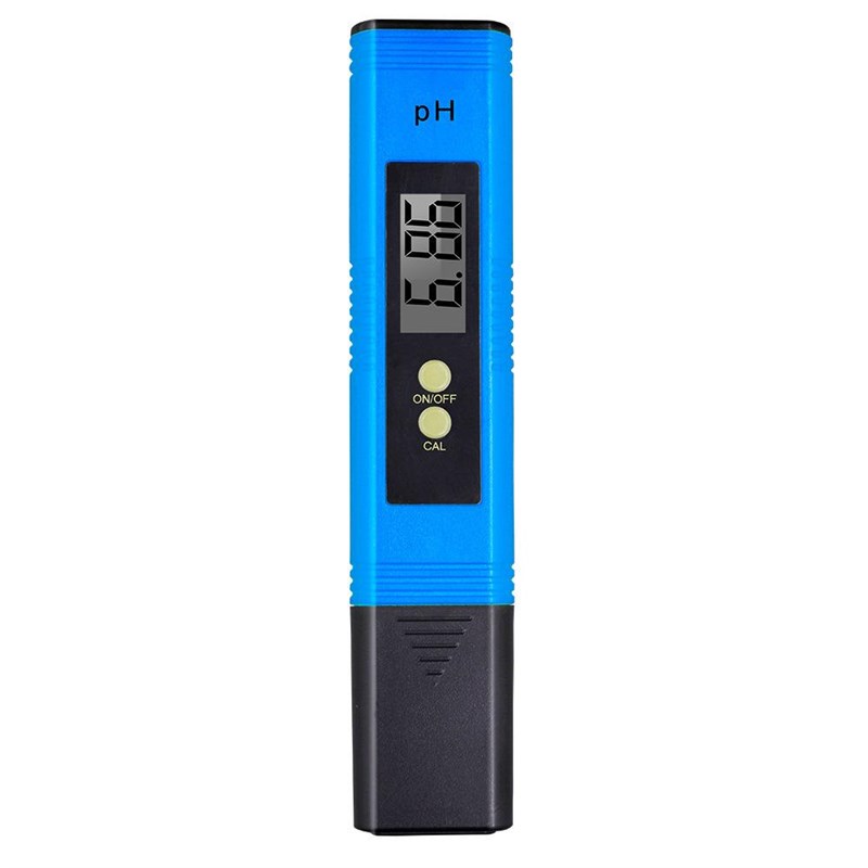 高精度PH02水质测试仪PH计酸碱度检测仪带温度水产测水笔蓝色背光