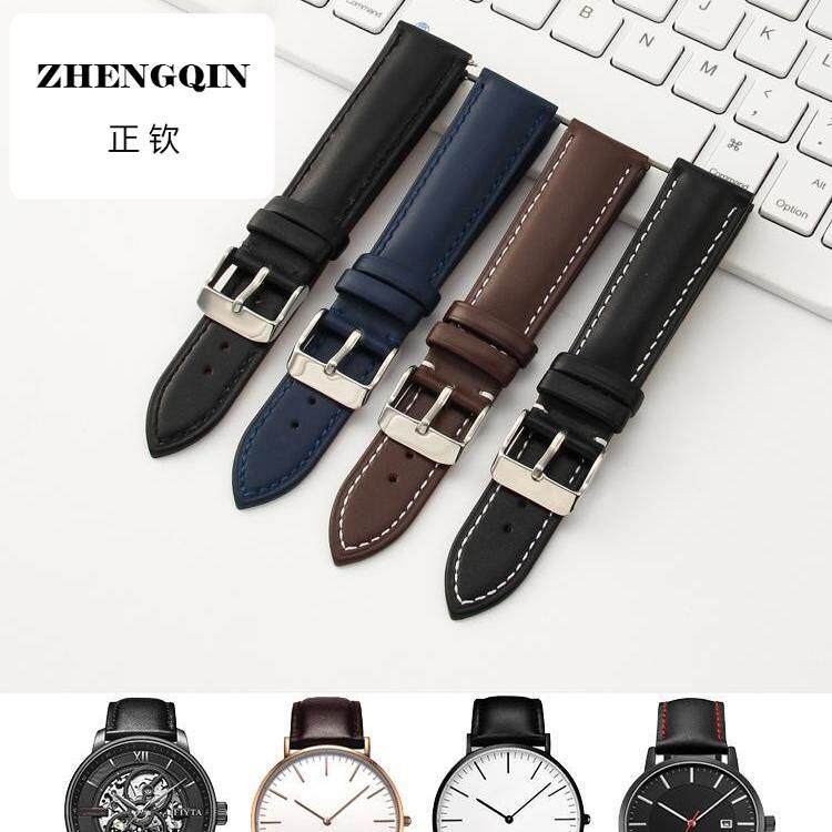 适用斐乐FLM38-793 737/FLL38-794 737男女情侣真皮手表带18 20mm