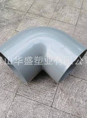 1.0mpa压力DN500pvc-u给水弯头灰色20寸upvc塑料弯头承插连接