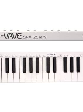 midi键盘控制器25键便携智能键盘乐器无线迷你midikeyboard