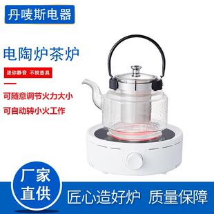 丹唛斯电陶炉茶炉玻璃铁壶铜壶煮茶炉茶具迷你家用电茶炉静音茶具