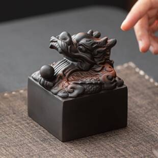 【折扣价】紫砂祥龙印章盖置盖托盖枕盖椅茶壶盖碗盖子搁置架茶道