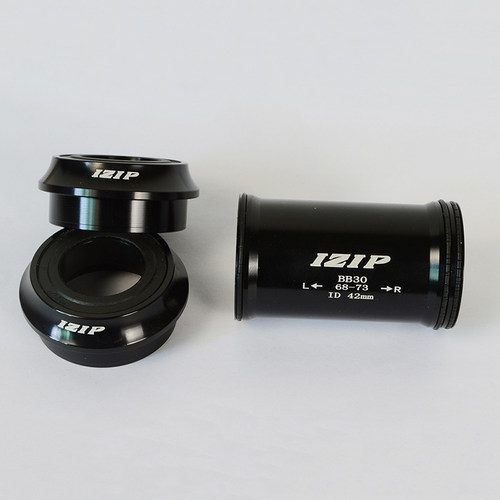 iZiP 山地公路自行车BB30压入式一体中轴转24mm轴心中空牙盘通用