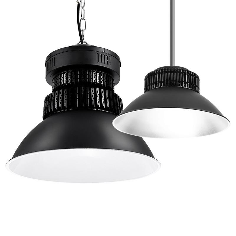 鳍片工矿灯led厂房灯防水超亮100w150w200w工厂灯工业仓库吊灯