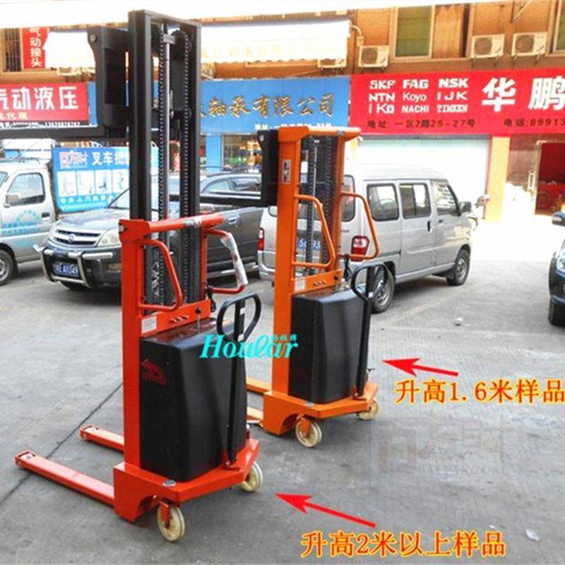 现货供应牛力电动叉车CTD1525半电动叉车堆高车NIULI半自动堆垛车