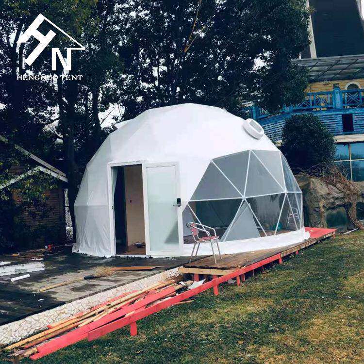 户外居住野奢球形帐篷搭建简单拆迁容易可移动民用棚子便携便携式