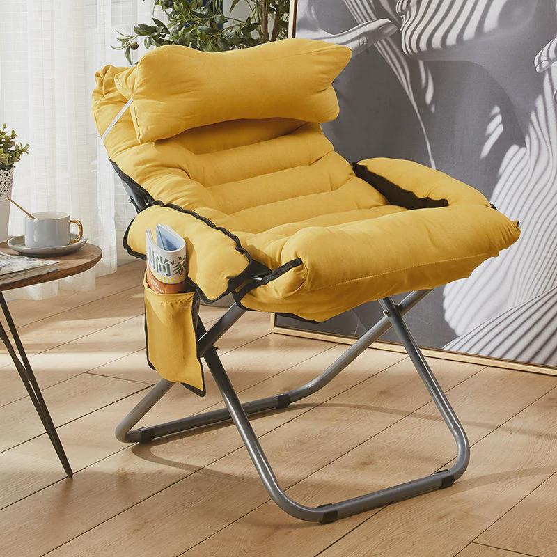 懒人沙发靠背躺椅学生宿舍电脑椅家用久坐折叠卧室阳台休闲椅子