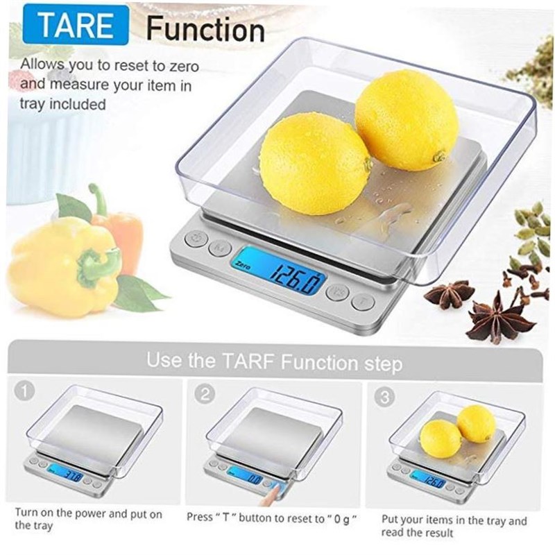 Kitchen Scale Electronic Food Scales Measuring Tool Jewelry