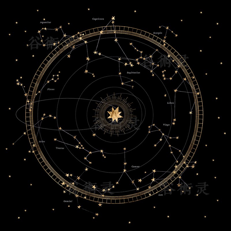 厚绒布星空桌布塔罗推牌布直播拍照罗牌韦特布taro卡牌塔罗牌