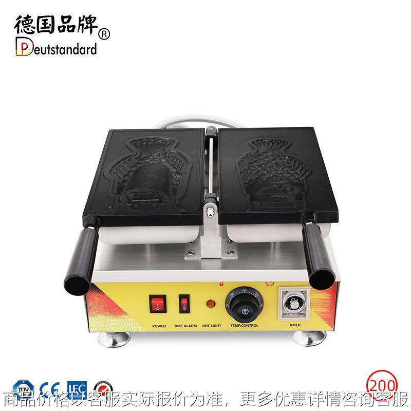 单头韩国冰淇淋鲷鱼烧机 新版鲷鱼烧炉/大开口鲷鱼烧圣代机