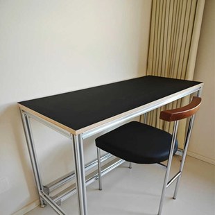 长桌会议办公桌桦木海洋板书桌实木工作台北欧长方形现代简约饭桌