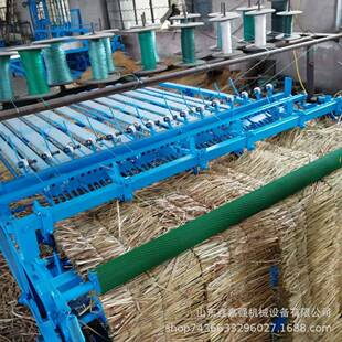 电动芦苇草帘机小型草毡子机芦苇麦草编织草席机