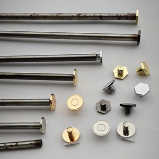 包超长管子铁杆子配件提手扣子金银黑色六角螺帽手挽螺丝车轮扣