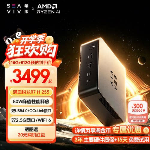 希未R3e迷你主机锐龙7H255