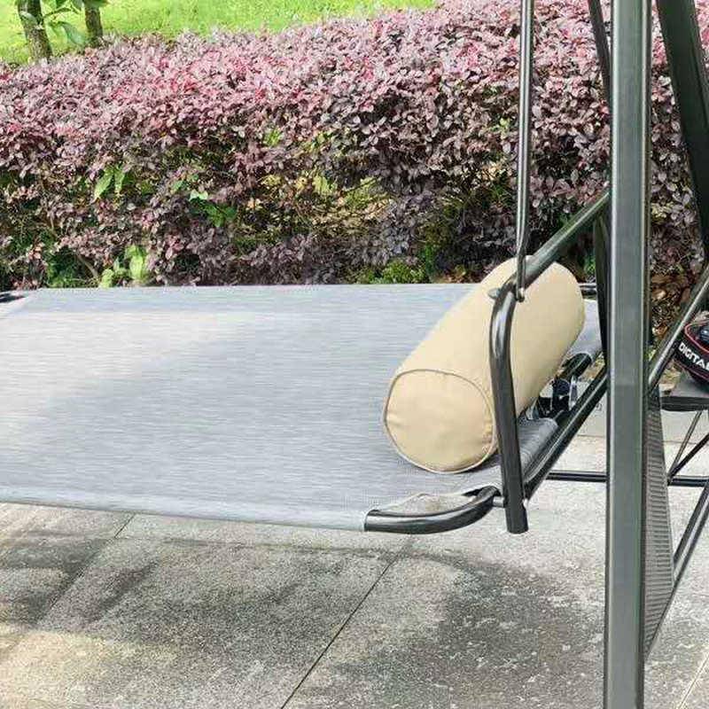 户外秋千升级版巴拿马三人位花园庭院秋千摇椅阳台吊篮铁艺吊椅