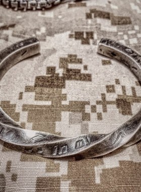 全手工定制男人的首饰 简单 粗暴 订制 维京战镯   纯银银镯 手镯