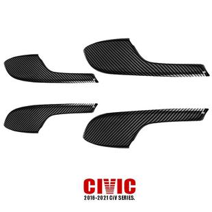 饰框贴片新思域内饰改装 车内门拉手扶手装 21款 适用于十代思域16