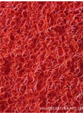 PVC喷丝地毯红色塑料地垫防水家用商场门垫入户防滑丝圈地垫上海