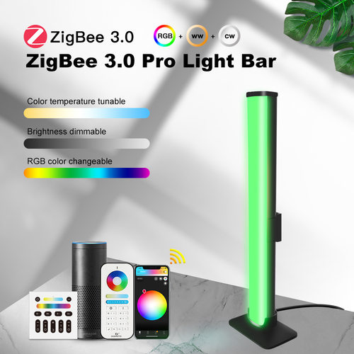 ZigBee3.0床头氛围灯RGBCCT卧室小夜灯台灯电竞氛围灯立柱灯