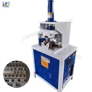 不锈钢门窗制作管材冲孔机双工位液压冲弧机楼梯扶手开弧口机