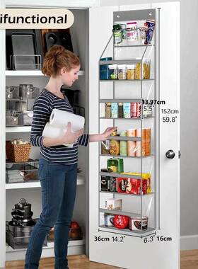 多功能门后储物挂袋pvc透明壁挂式多层杂物浴室整理收纳挂袋