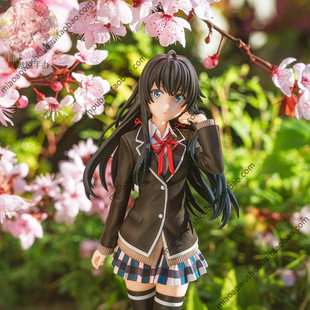 我的青春恋爱物语手办校服雪之下雪乃动漫公仔二次元美少女摆件