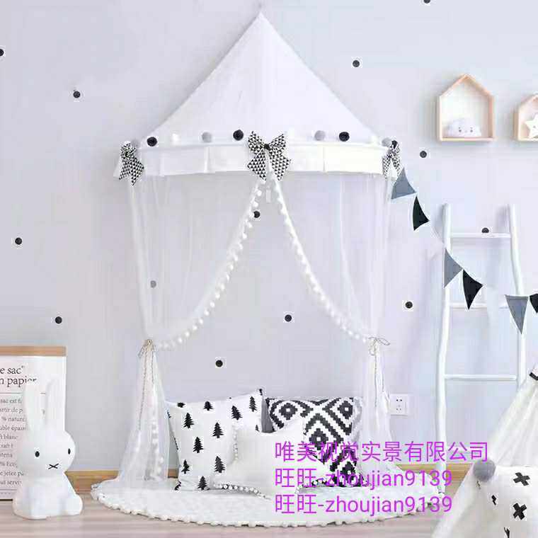 儿童实景设计摄影棚婚纱工作室拍照写真影楼装修店面2020新款制作