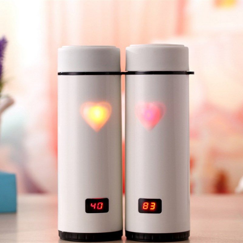 新款LED心动触摸感温杯 不锈钢感温杯随手水杯智能爱心温度感应杯,生活电器,其它日用家电,淘宝优惠券,粉丝福利购,淘宝优惠卷