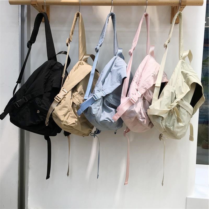 小脏柜 韩国尼龙帆布包包2024新款潮休闲百搭轻便旅行双肩包背包,箱包皮具/热销女包/男包,通用款女包,淘宝优惠券,粉丝福利购,淘宝优惠卷