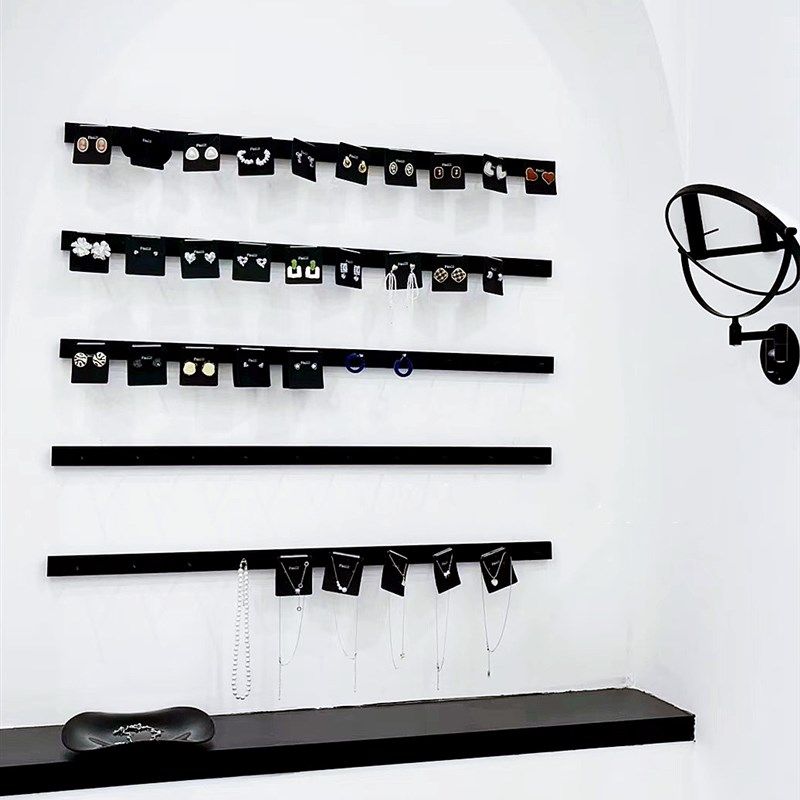 黑色首饰精品店耳钉耳环展示架服装店袜子陈列架美甲店穿戴甲挂架,饰品/流行首饰/时尚饰品新,首饰展示架,淘宝优惠券,粉丝福利购,淘宝优惠卷