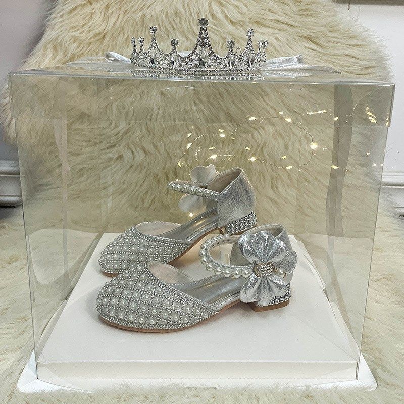 女童高跟鞋新款水晶珍珠配礼服公主鞋夏儿童模特钢琴演出包头凉鞋,童鞋/婴儿鞋/亲子鞋,皮鞋,淘宝优惠券,粉丝福利购,淘宝优惠卷