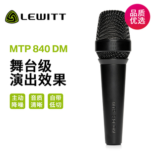 LEWITT/莱维特 MTP840DM手持动圈麦克风户外直播设备K歌声卡