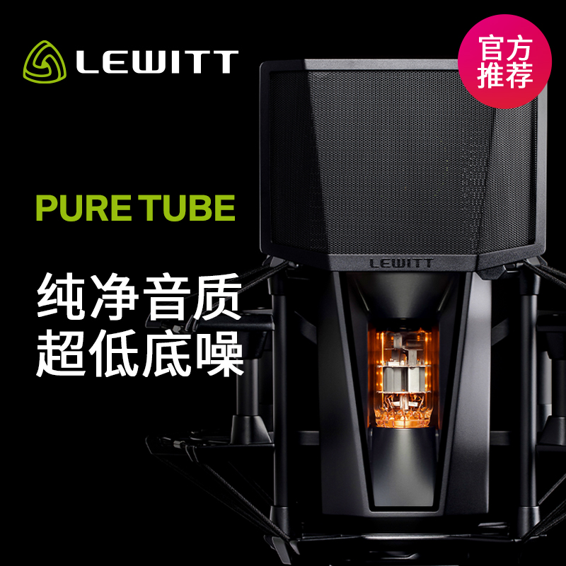 LEWITT/莱维特 PURE TUBE 专业录音室电子管麦克风录音棚专用话筒
