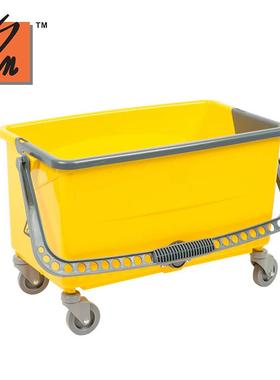 黄色塑料拖布桶拖把塑料脱水桶pp塑料清洁桶加厚拖地桶