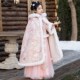 儿童冬装 女童古装 古风唐装 冬季 汉服女孩斗篷外套 汉服秋冬2025新款