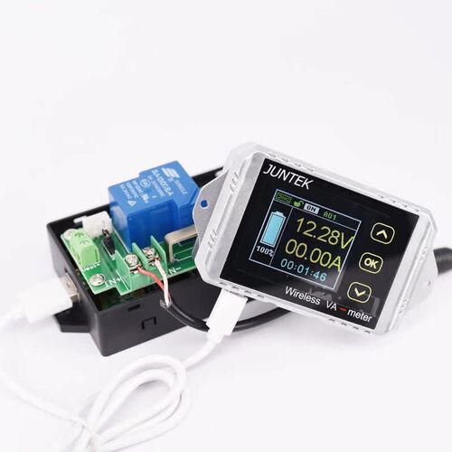多功能直流数字电压电流表无线液晶彩色数显功率表电量表100V/100