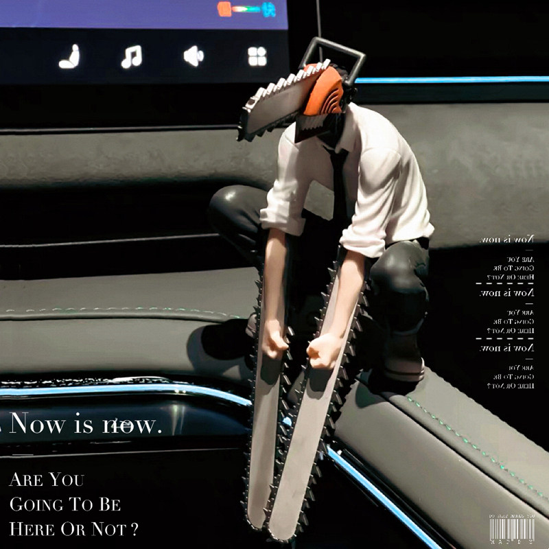 潮玩个性汽车摆件电锯人手办车载公仔玩偶电脑桌面机箱装饰男礼物,汽车用品/电子/清洗/改装,摆件,淘宝优惠券,粉丝福利购,淘宝优惠卷