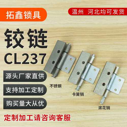 CL237铰链威图暗铰链304不锈钢小铰链可拆卸配电箱配电柜铰链