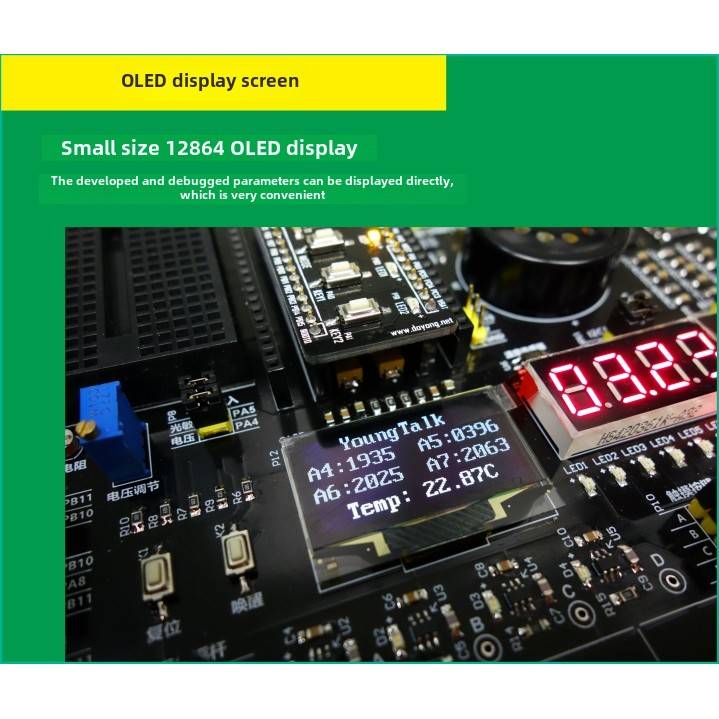 洋涛1号开发板Stm32F103C8T6入门级100步超越51微控制器东洋工作