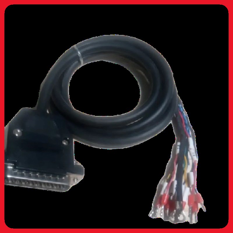 汇川伺服驱动器CN1控制线44针IS620/SV630与PLC连接脉冲线6芯8芯