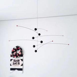 动态平衡丹麦手工木球吊饰风铃悬挂饰品挂件创意家居装饰礼品diy