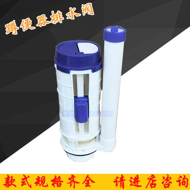 蹲便器挂墙式塑料水箱配件厕所边吃蹲坑冲水双按钮排水阀进水阀