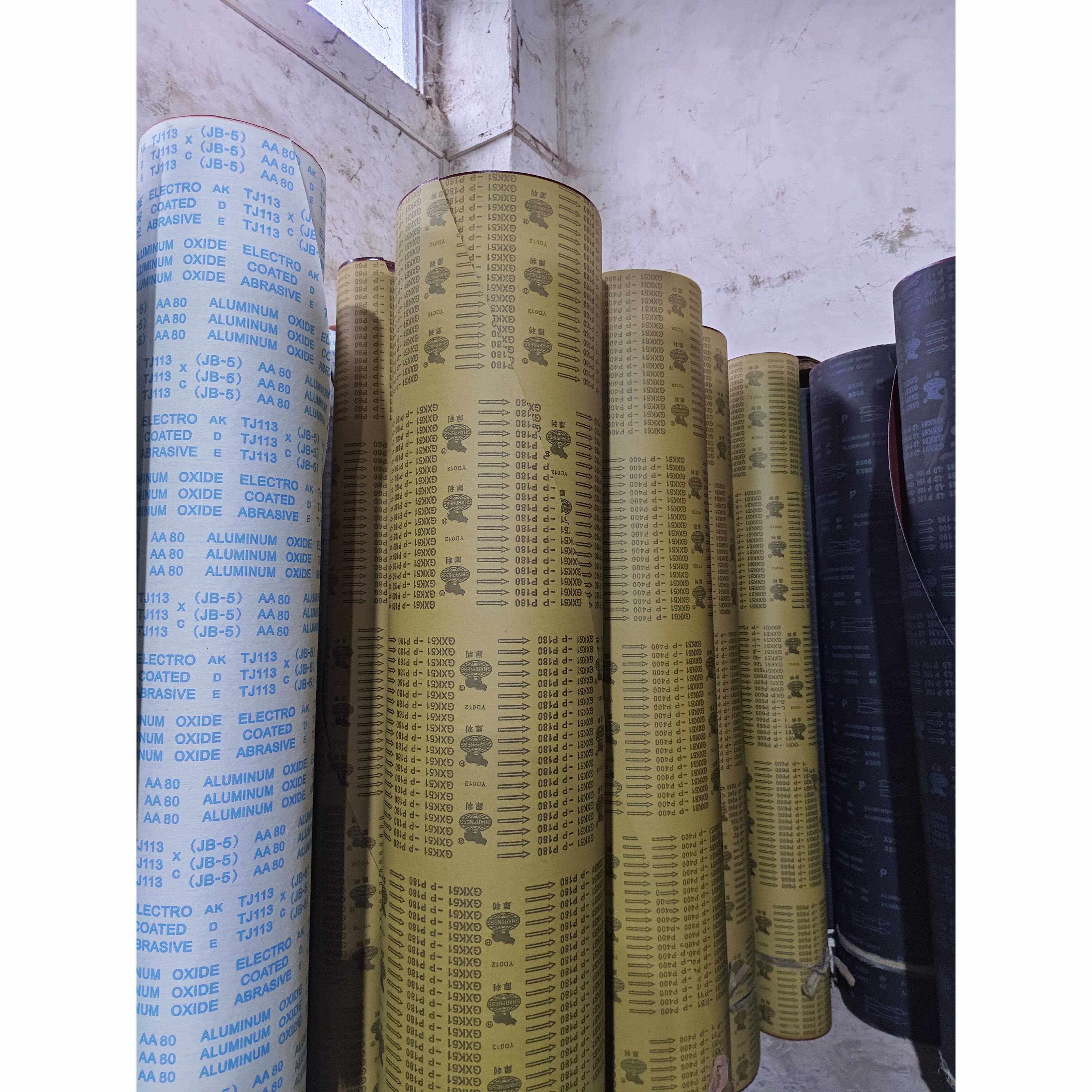 犀利牌1.4米宽硬布砂布 工业用黄布砂带GXK51-LD 适用木雕打磨