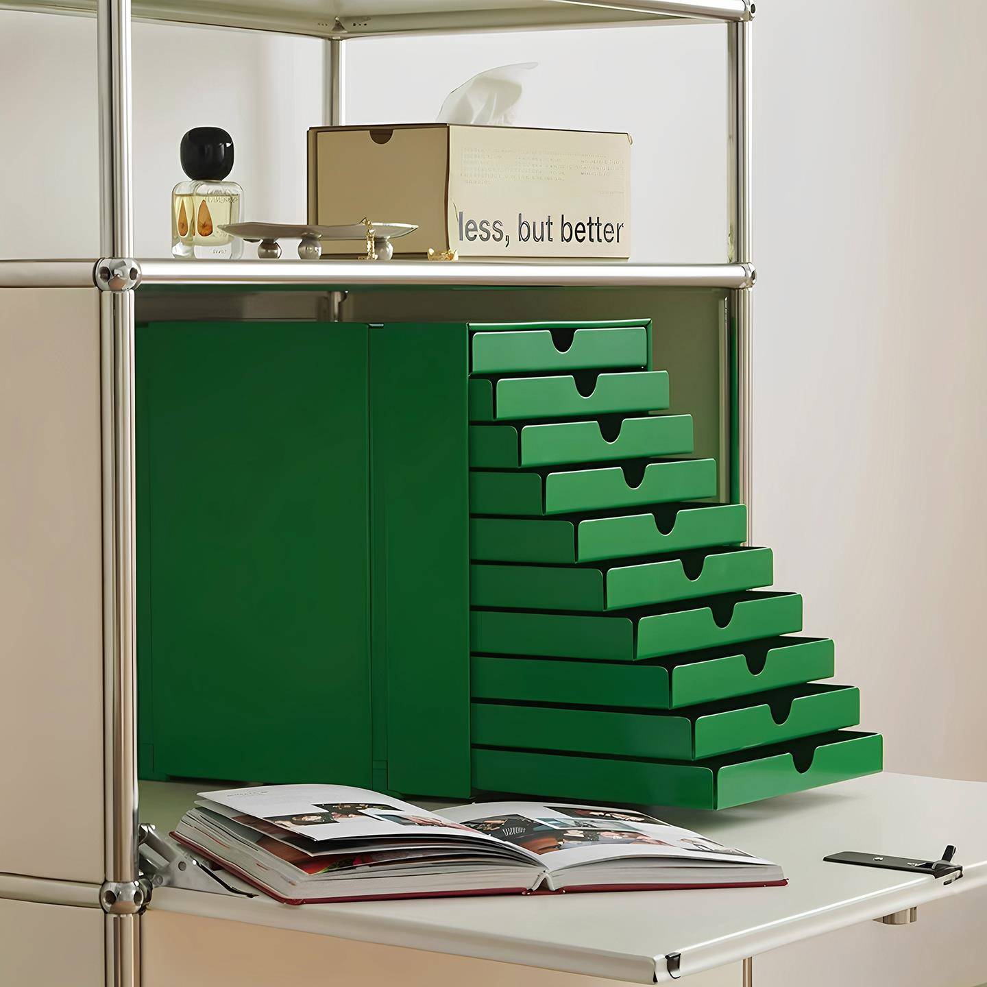 超菲USM多层抽屉式文件柜ins北欧现代简约桌面办公金属收纳储物柜
