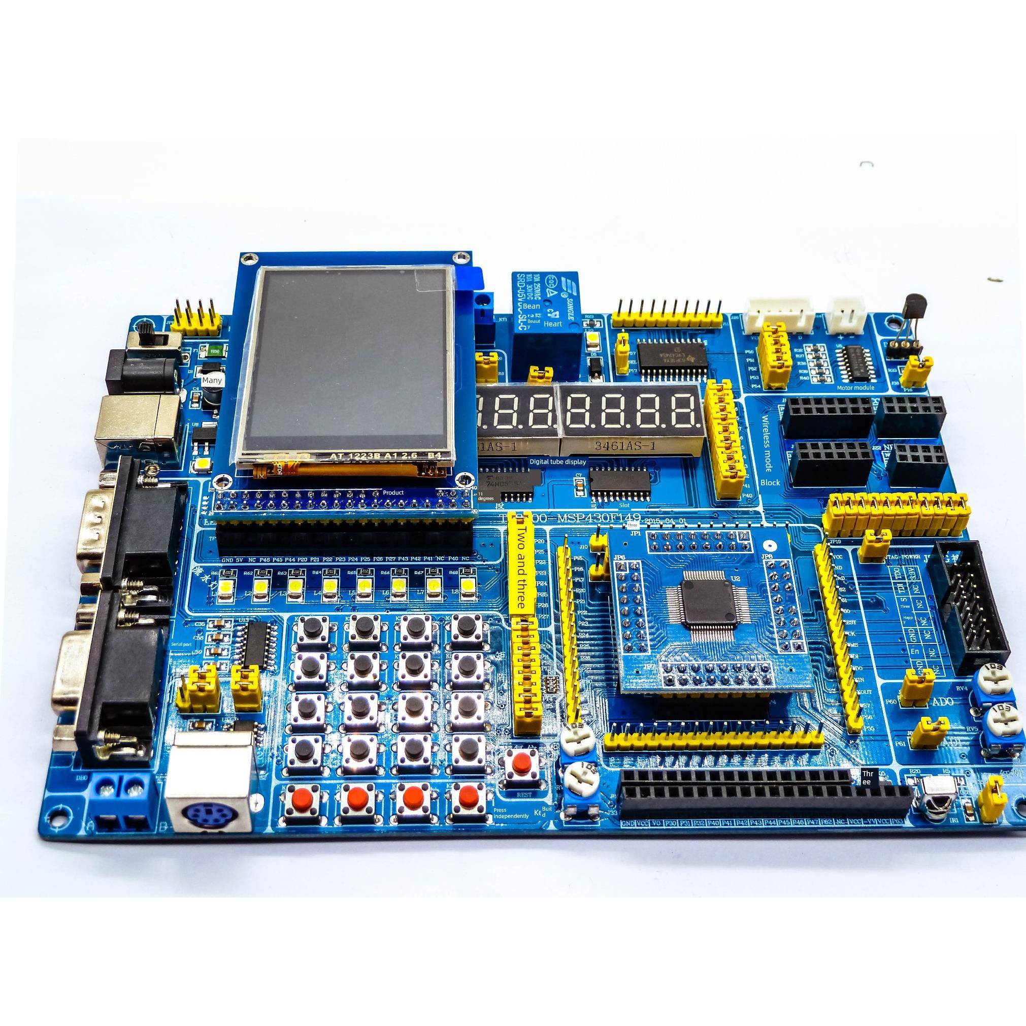 Msp430F149开发板/Msp43微控制器开发板/实验板/学习板与USB下载