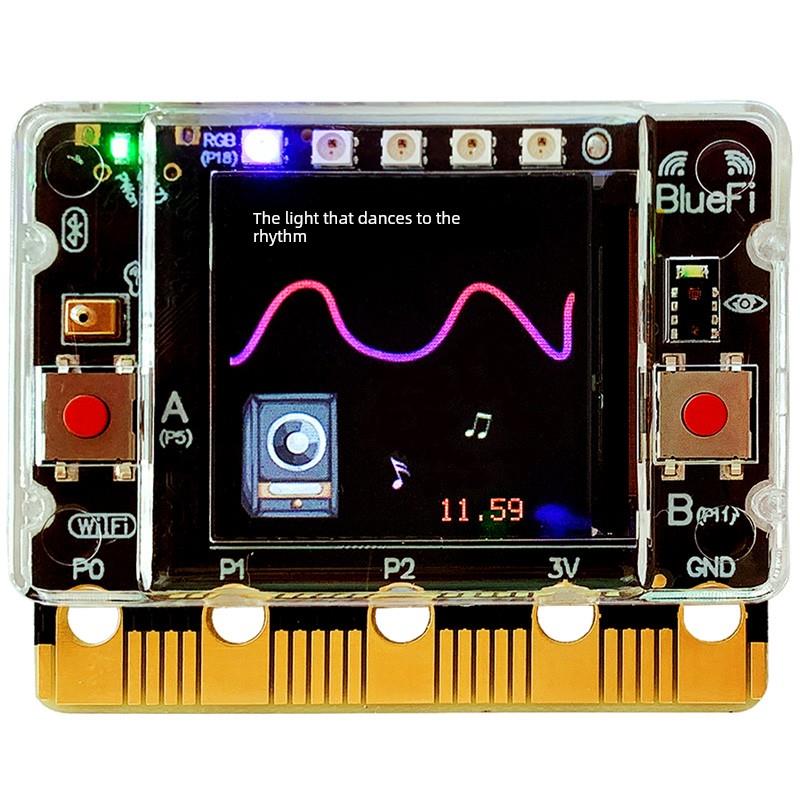 esp32 双处理器单板机Bluefi兼容microbit python编程套件 开发板