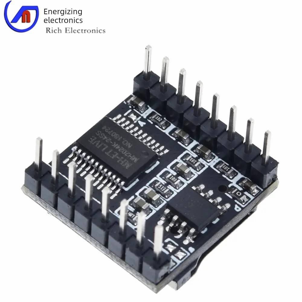 开源迷你Mp3播放器模块扬声器Sd记忆卡音乐